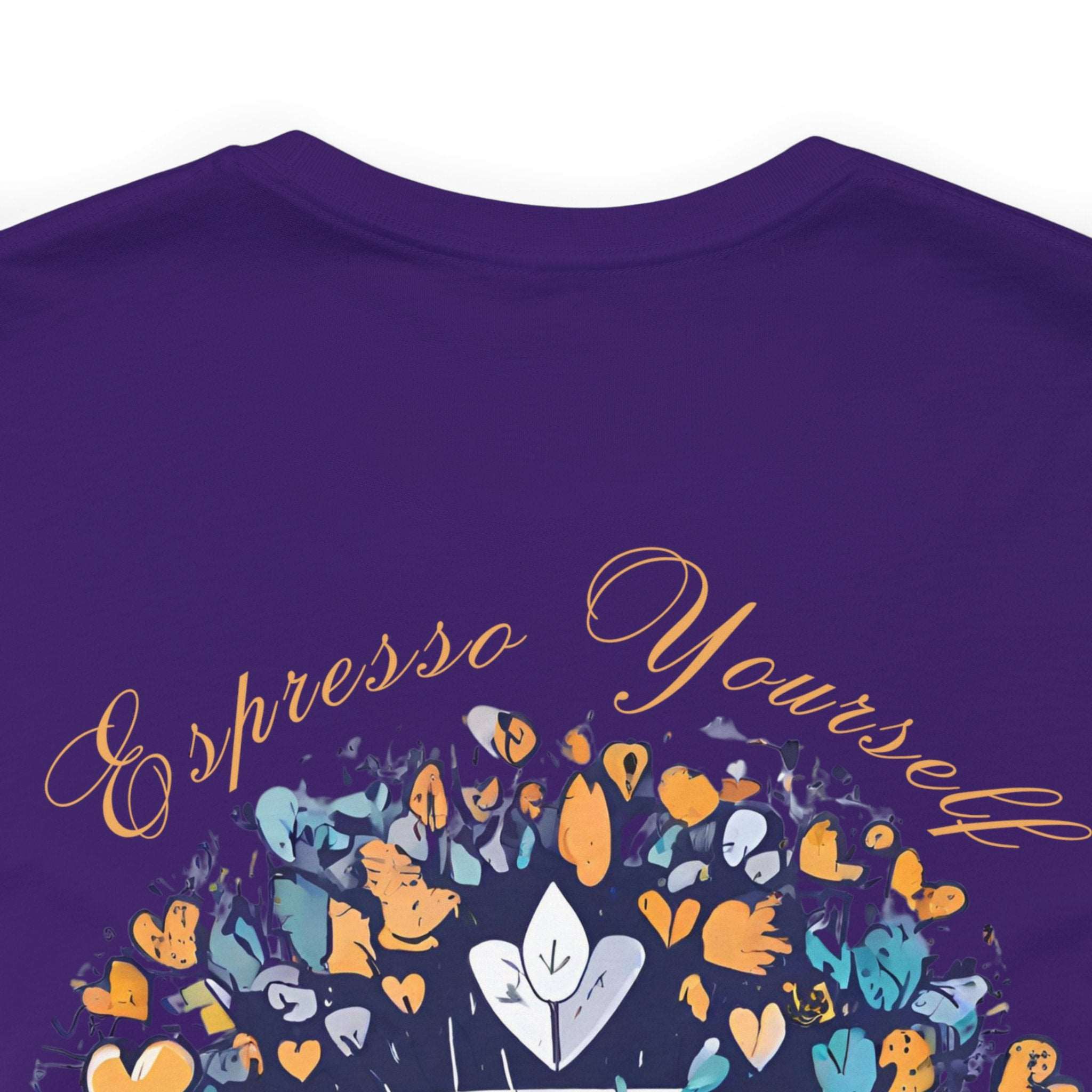 Espresso Yourself Jersey Tee - Bella+Canvas 3001 Team Purple Classic Tee Comfortable Tee Cotton T-Shirt Graphic Tee JerseyTee Statement Shirt T-shirt Tee Unisex Apparel T-Shirt 10123815315558408896_2048_cf2d20ee-a3df-4e1d-8d77-89cbc3fb5803 Printify