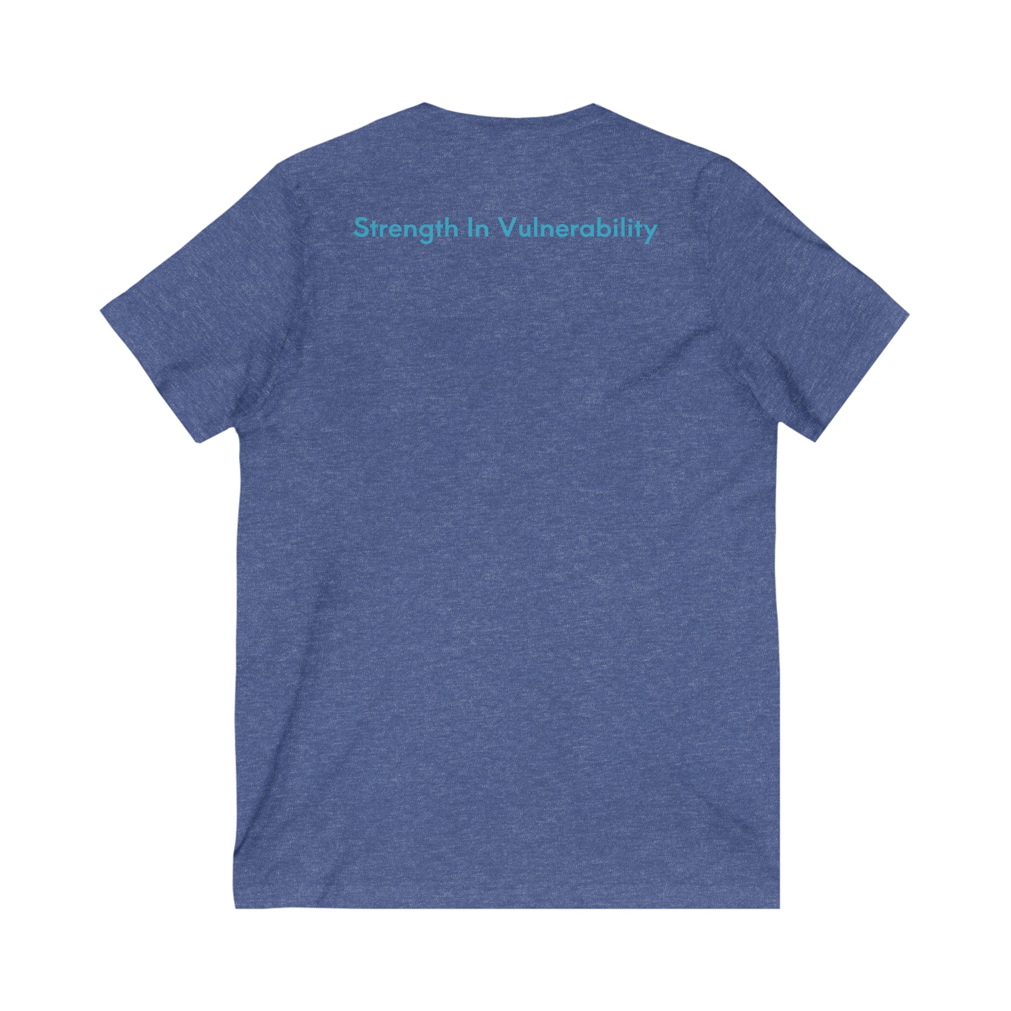 Strength in Vulnerability V-Neck T-Shirt Heather True Royal Athleisure Wear Casual Hoodie Comfort Hoodie Cozy Hoodie Graphic Hoodie Hooded Sweatshirt Hoodie Men's Hoodie Pullover Hoodie Women's Hoodie V-neck 10247847191203178379_2048_1ecf1b60-ac2a-420b-a220-0dbfbc334f0c Printify