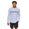 Fearless Men's Warmup Hoodie: Conquer Your Fears Activewear Durable Fabric Made in USA Men's Hoodie Mental Health Support Moisture-wicking Performance Apparel Quality Control Sports Warmup UPF 50+ All Over Prints 10449270912732118752_2048 Printify