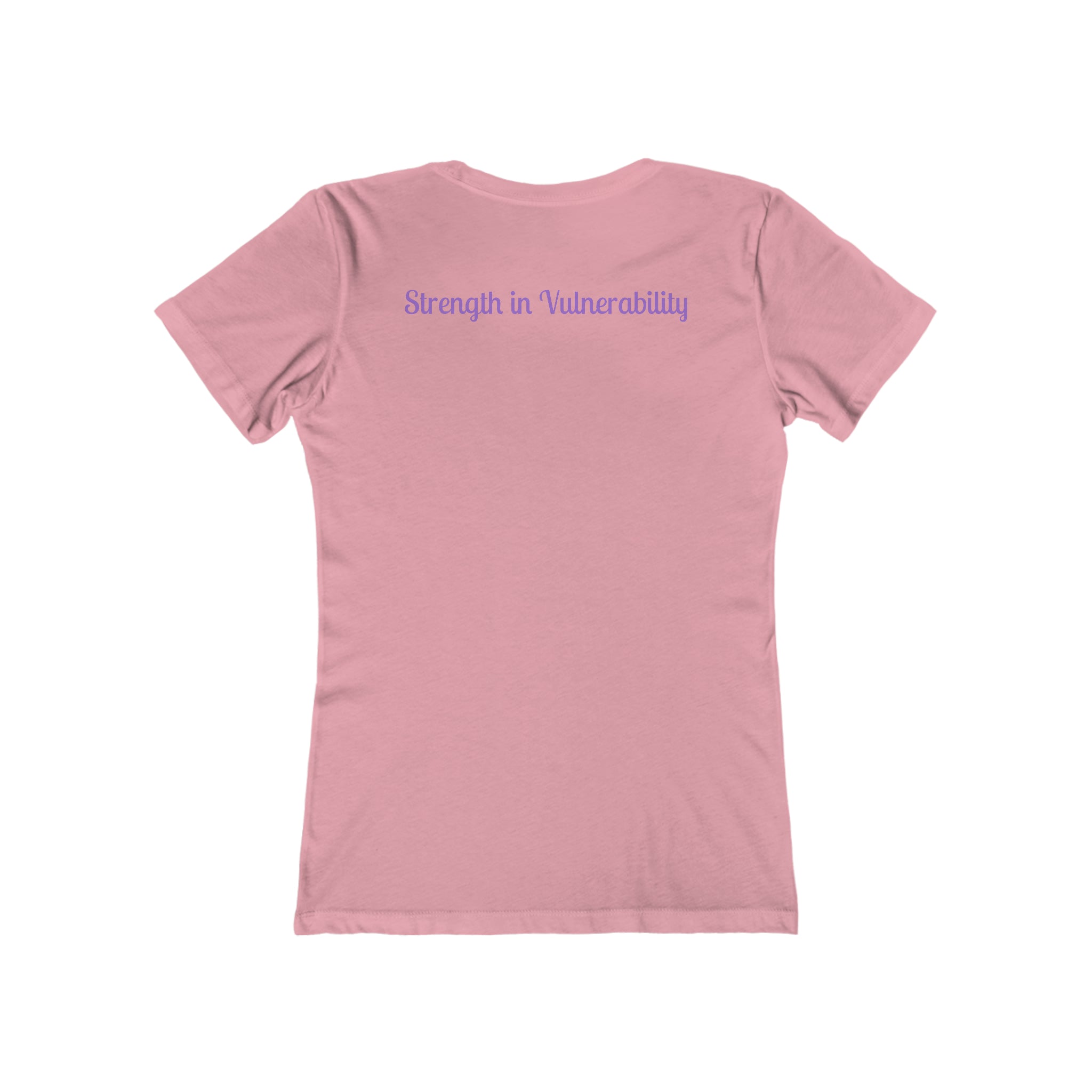 Strength in Vulnerability Boyfriend Tee: Embrace Solid Light Pink Awareness Break the Stigma Mental Health Support Pledge Donation slim fit shirt Tee women shirt T-Shirt 11499468839929598838_2048_bd13d20d-16e3-4828-97cc-53d1b78af568 Printify