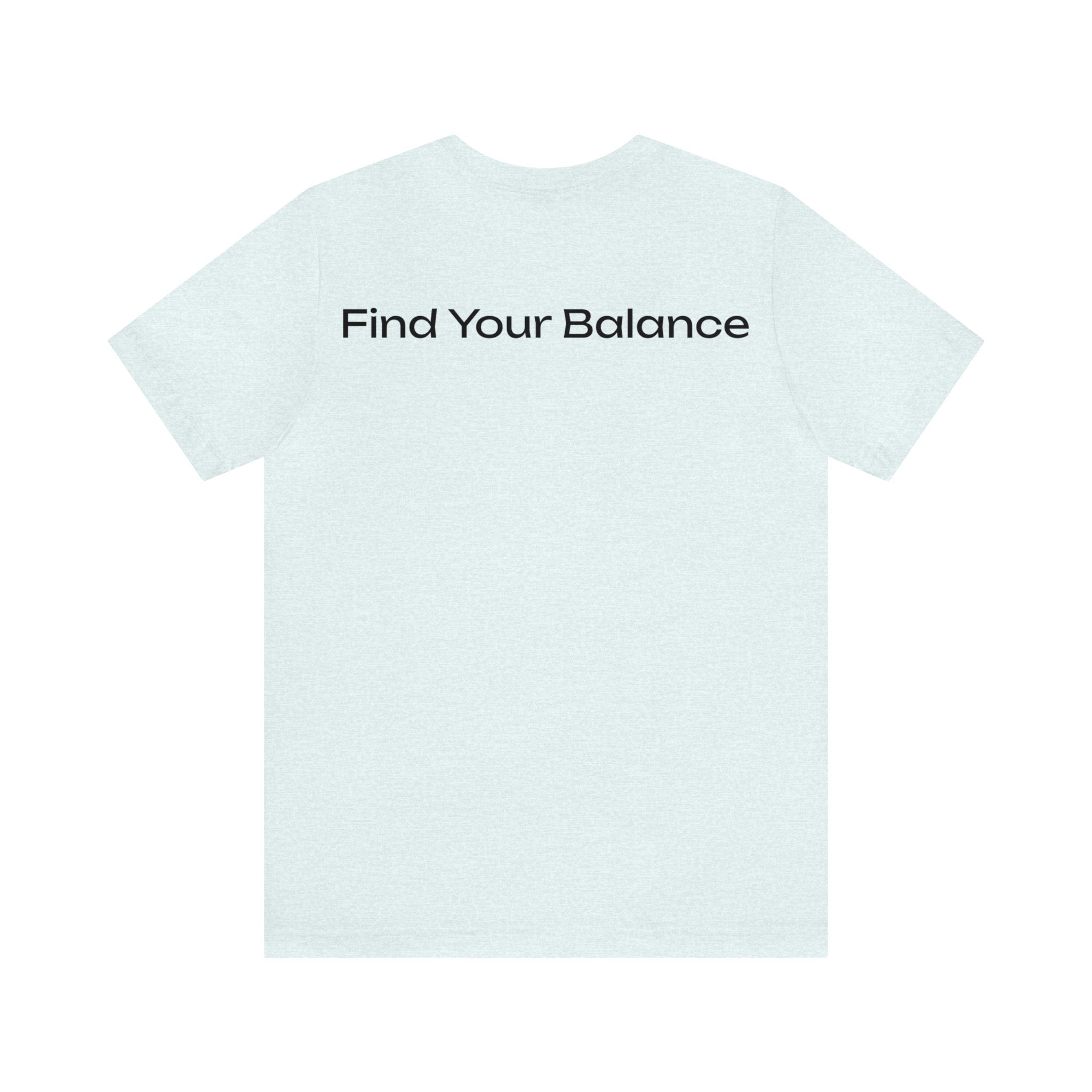 Find Your Balance Jersey Tee - Bella+Canvas 3001 Heather Mauve Airlume Cotton Bella+Canvas 3001 Crew Neckline Jersey Short Sleeve Lightweight Fabric Mental Health Support Retail Fit Tear-away Label Tee Unisex Tee T-Shirt 11519189424028457054_2048 Printify