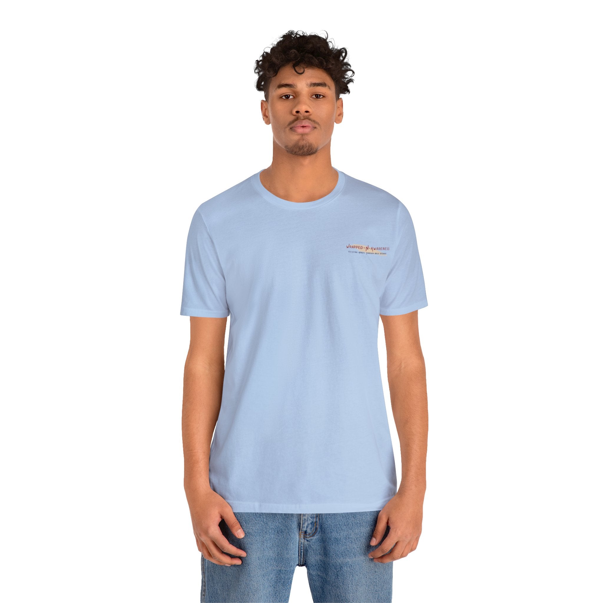 Mindfulness Heals Wounds Tee - Bella+Canvas 3001 Turquoise Airlume Cotton Bella+Canvas 3001 Crew Neckline Jersey Short Sleeve Lightweight Fabric Mental Health Support Retail Fit Tear-away Label Tee Unisex Tee T-Shirt 11658919472250272146_2048 Printify