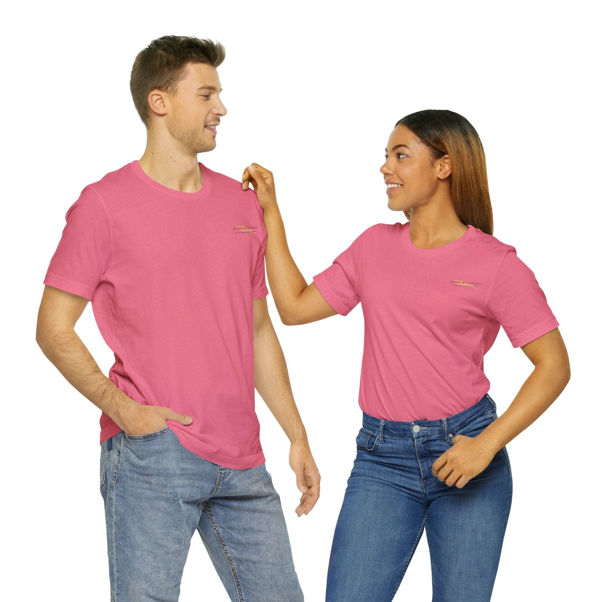 Brave Blossoms Jersey Tee - Bella+Canvas 3001 Charity Pink Classic Tee Comfortable Tee Cotton T-Shirt Graphic Tee JerseyTee Statement Shirt T-shirt Tee Unisex Apparel T-Shirt 12279822134437095494_2048_f9545cdb-9aa5-485b-a01c-a9a54846a919 Printify