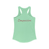 Compassion Racerback Tank: Fashion meets advocacy Solid Mint Activewear Athletic Tank Gym Clothes Performance Tank Racerback Sleeveless Top Sporty Apparel Tank Top Women's Tank Workout Gear Yoga Tank Tank Top 12371005270777228625_2048_9d63892e-7ada-4c6f-9440-51489342f5c8 Printify