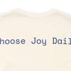 Choose Joy Daily Jersey Tee - Bella+Canvas 3001 Heather Mauve Airlume Cotton Bella+Canvas 3001 Crew Neckline Jersey Short Sleeve Lightweight Fabric Mental Health Support Retail Fit Tear-away Label Tee Unisex Tee T-Shirt 13076800378356048643_2048_1d815924-833c-4ab2-b0ab-3391d503a54f Printify