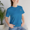 Inspire Growth Jersey Tee - Bella+Canvas 3001 Turquoise Airlume Cotton Bella+Canvas 3001 Crew Neckline Jersey Short Sleeve Lightweight Fabric Mental Health Support Retail Fit Tear-away Label Tee Unisex Tee T-Shirt 13219792522542954288_2048 Printify