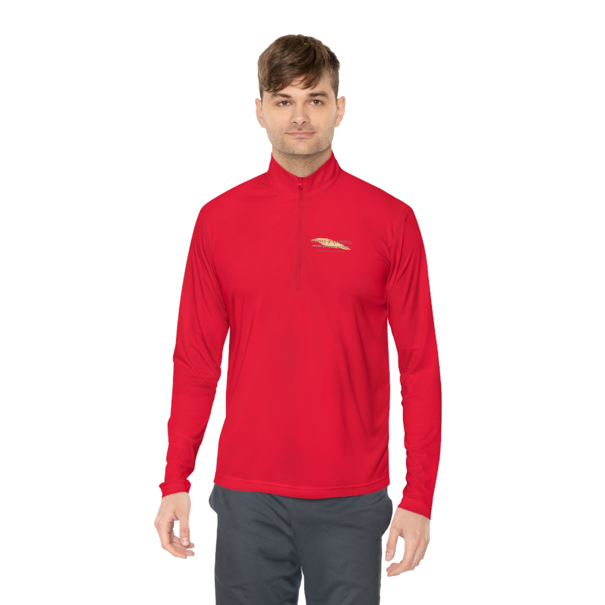 Fearless Sport-Tek 1/4-Zip: performance & awareness True Red Casual Pullover Cozy Pullover Graphic Pullover Layering Piece Lightweight Pullover Men's Pullover Pullover Stylish Pullover Trendy Pullover Women's Pullover Long-sleeve 13486991280218137826_2048 Printify