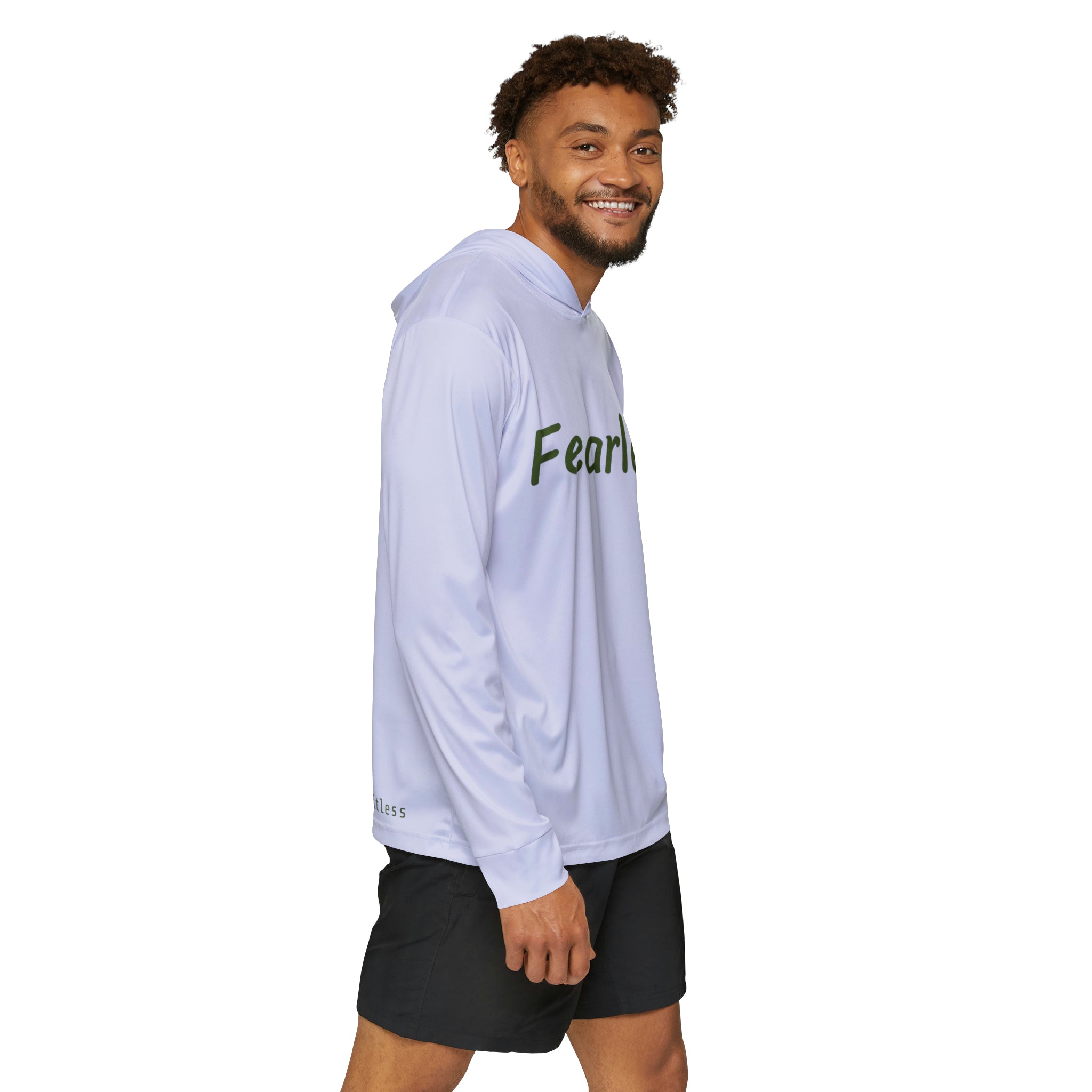Fearless Men's Warmup Hoodie: Conquer Your Fears Activewear Durable Fabric Made in USA Men's Hoodie Mental Health Support Moisture-wicking Performance Apparel Quality Control Sports Warmup UPF 50+ All Over Prints 13635376377946871617_2048 Printify
