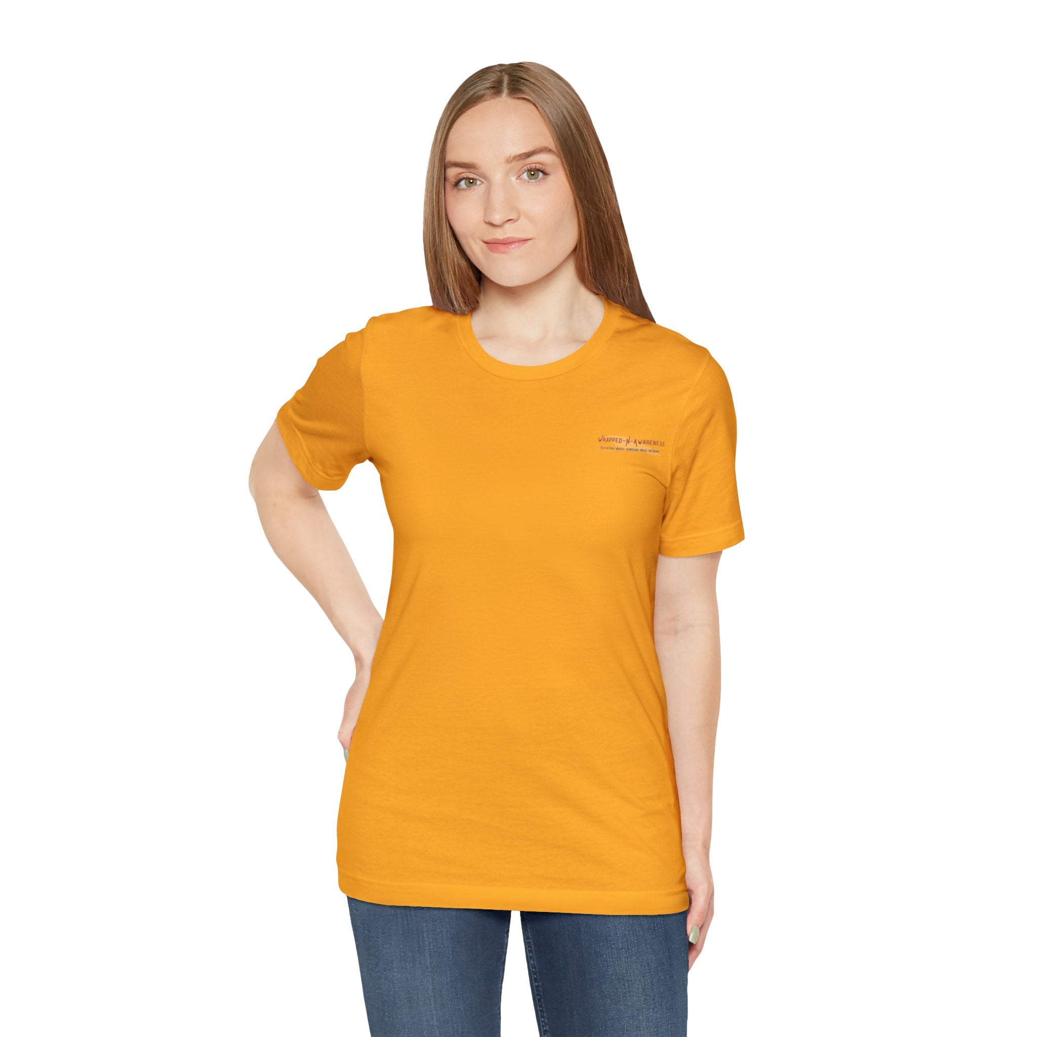 Progress Over Perfection Tee - Bella+Canvas 3001 Yellow Airlume Cotton Bella+Canvas 3001 Crew Neckline Jersey Short Sleeve Lightweight Fabric Mental Health Support Retail Fit Tear-away Label Tee Unisex Tee T-Shirt 13986495146743866844_2048 Printify