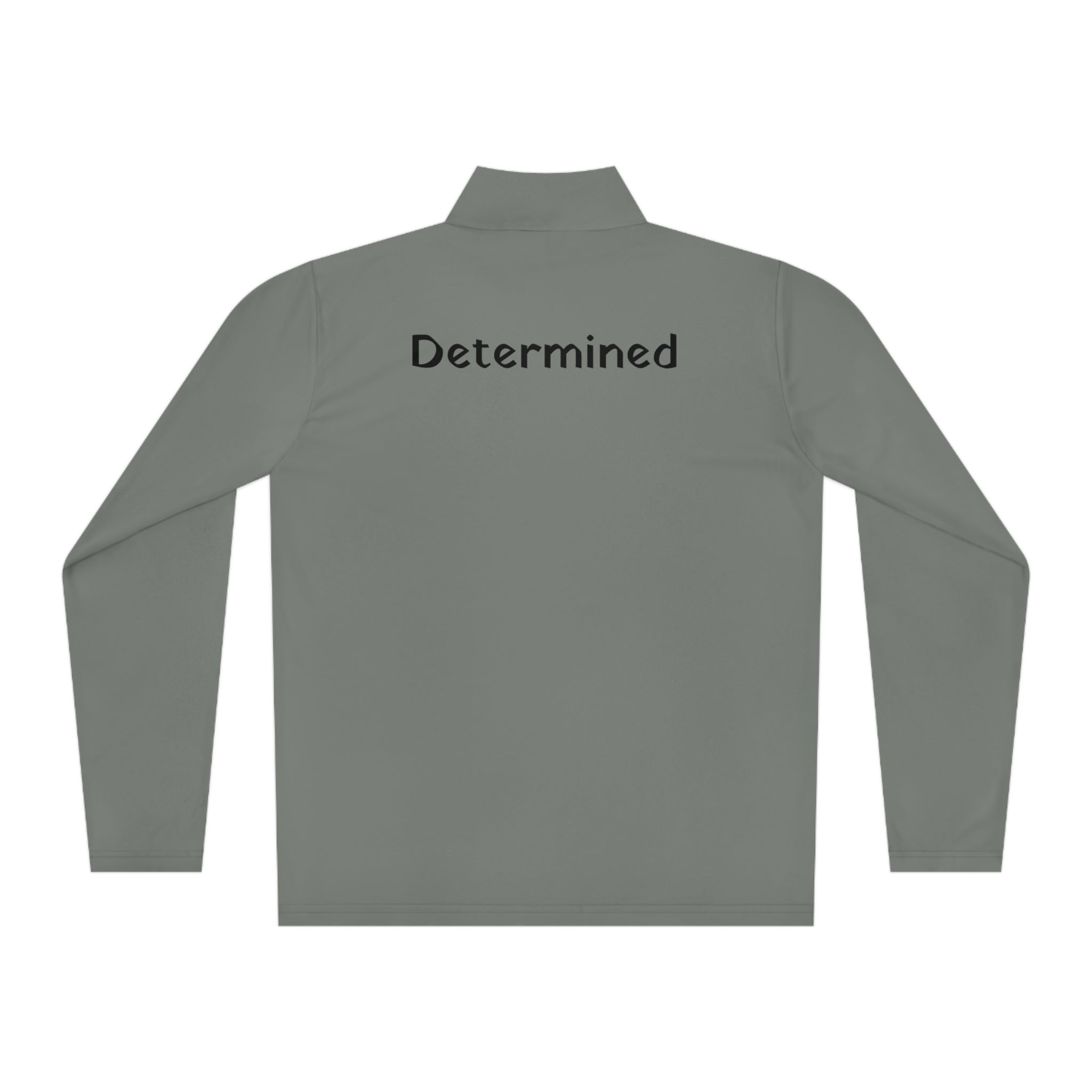 Determined Q-Zip Pullover: Mental Health Stronger True Red Casual Pullover Cozy Pullover Graphic Pullover Layering Piece Lightweight Pullover Men's Pullover Pullover Stylish Pullover Trendy Pullover Women's Pullover Long-sleeve 13991755563765813761_2048 Printify