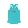 Hope Tank Top: Join the Movement! Solid Tahiti Blue Activewear Athletic Tank Gym Clothes Performance Tank Racerback Sleeveless Top Sporty Apparel Tank Top Women's Tank Workout Gear Yoga Tank Tank Top 14267819847860474366_2048_c0712e6a-0cd6-42a3-b3e4-491c064be9e1 Printify