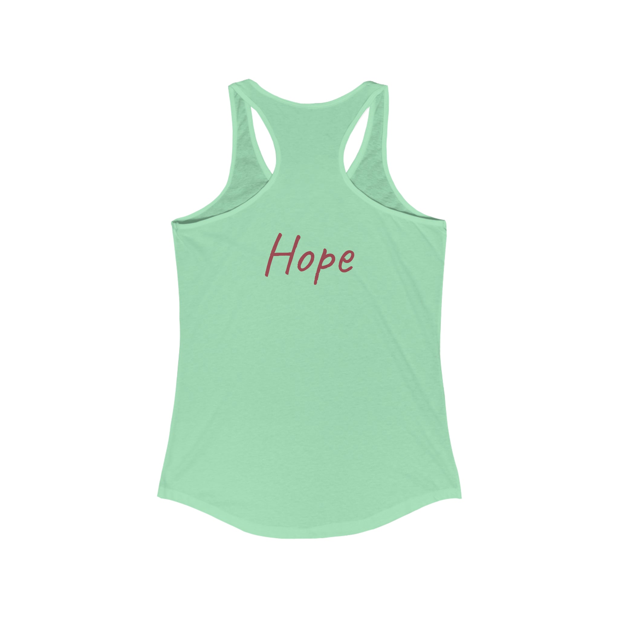 Hope Tank Top: Join the Movement! Solid Mint Activewear Athletic Tank Gym Clothes Performance Tank Racerback Sleeveless Top Sporty Apparel Tank Top Women's Tank Workout Gear Yoga Tank Tank Top 14267819847860474366_2048_d07dce4c-81b1-4139-8280-d3f05d5547f4 Printify