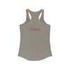 Hope Tank Top: Join the Movement! Solid Warm Gray Activewear Athletic Tank Gym Clothes Performance Tank Racerback Sleeveless Top Sporty Apparel Tank Top Women's Tank Workout Gear Yoga Tank Tank Top 14267819847860474366_2048 Printify