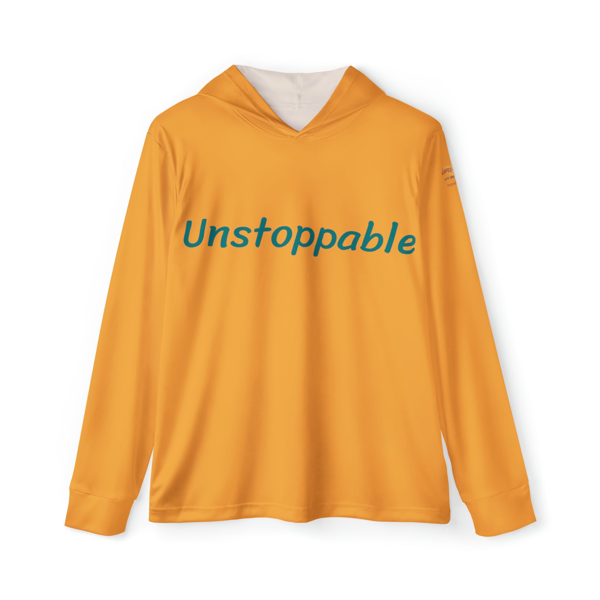 Unstoppable Men's Warmup Hoodie: Break Barriers Activewear Durable Fabric Made in USA Men's Hoodie Mental Health Support Moisture-wicking Performance Apparel Quality Control Sports Warmup UPF 50+ All Over Prints 14947950404741308792_2048 Printify