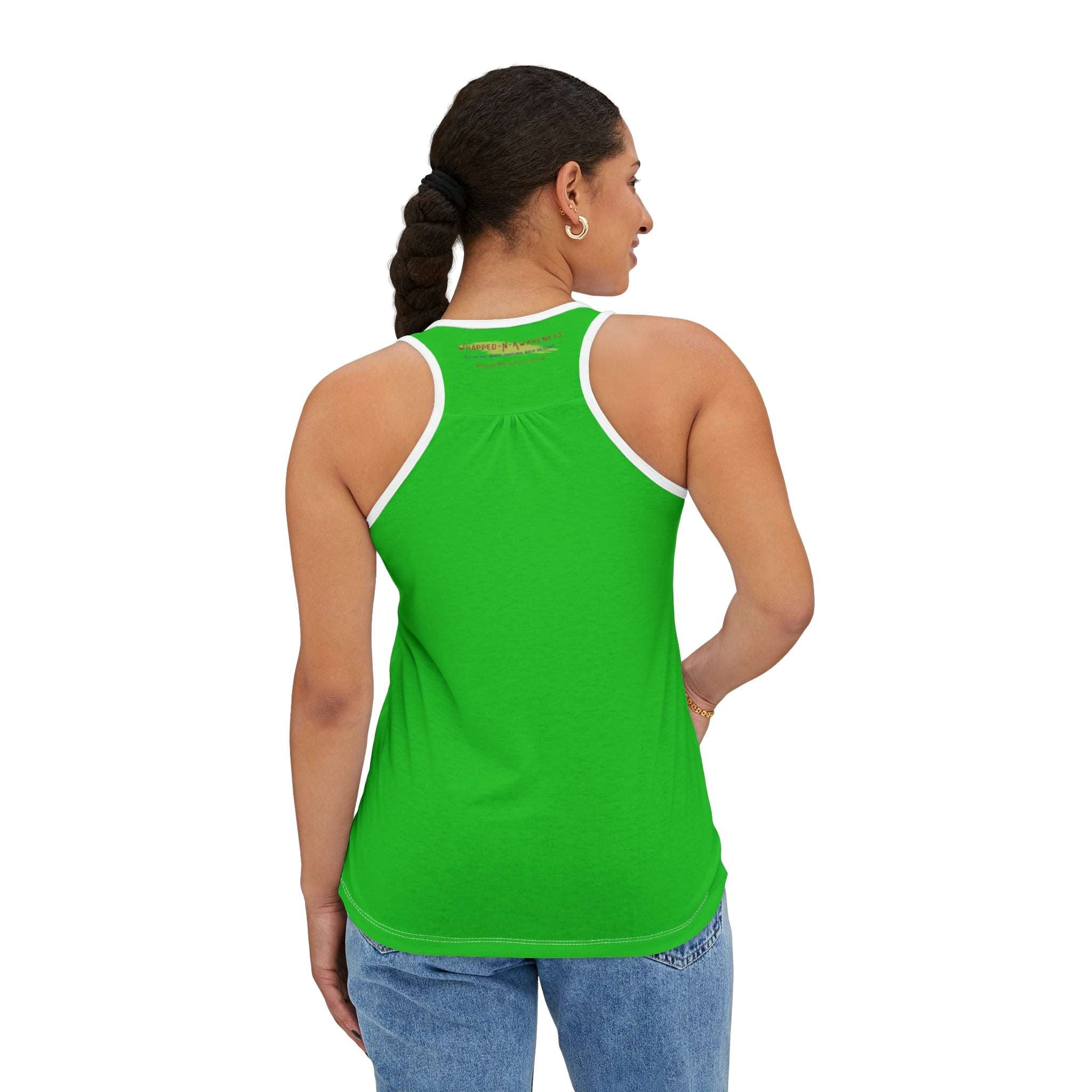 I Am Capable Racerback: Spread Awareness in Style! White Activewear Athletic Tank Fitness Wear Racerback Racerback Tee Tank Top Women's Tank Workout Gear Yoga Tank Tank Top 1583982066951545400_2048_316c10b9-48d2-4073-b45e-f1546b11a0e7 Printify