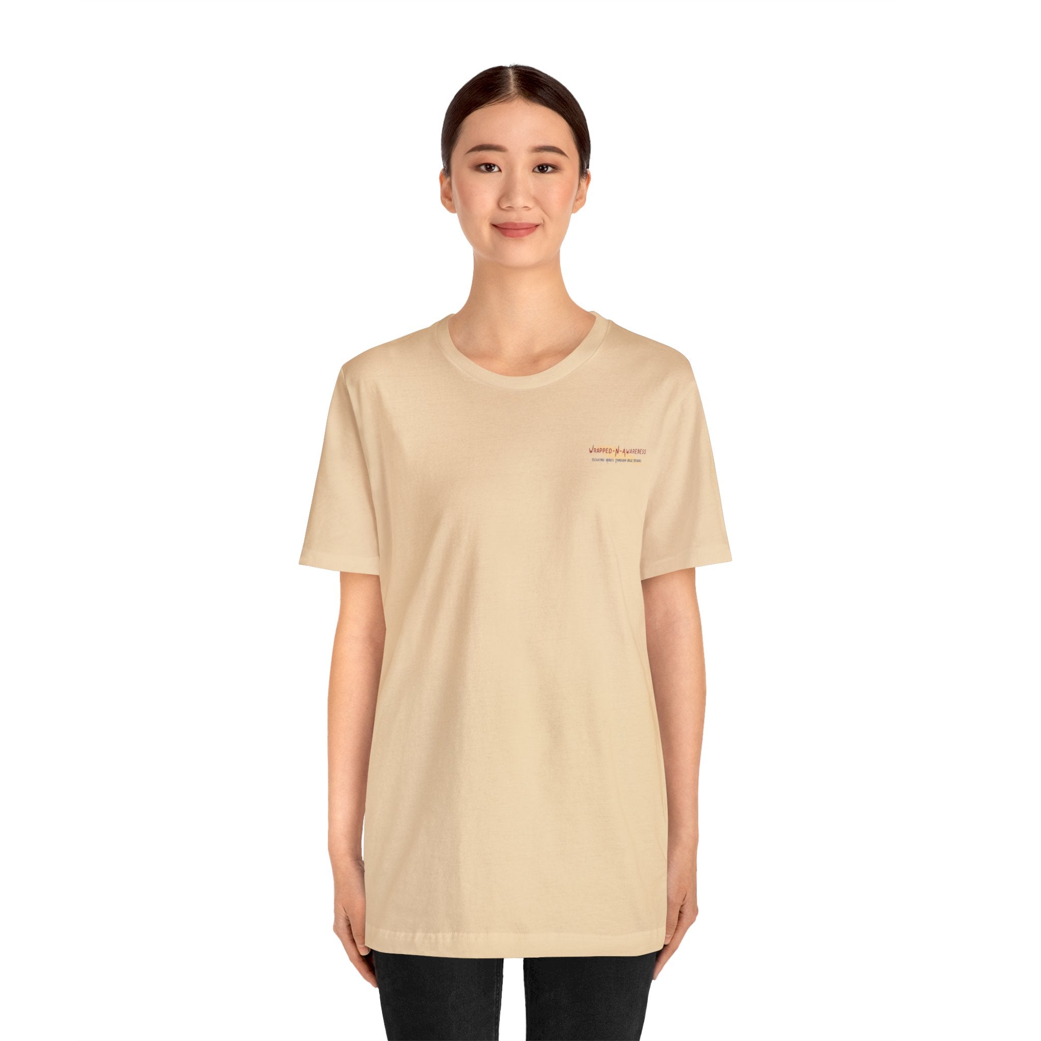 Inspire Growth Jersey Tee - Bella+Canvas 3001 Turquoise Airlume Cotton Bella+Canvas 3001 Crew Neckline Jersey Short Sleeve Lightweight Fabric Mental Health Support Retail Fit Tear-away Label Tee Unisex Tee T-Shirt 15961708761274633944_2048 Printify
