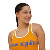 I Choose Happiness Racerback: Mental Health Tee White Activewear Athletic Tank Fitness Wear Racerback Racerback Tee Tank Top Women's Tank Workout Gear Yoga Tank Tank Top 16140176638480913078_2048_80fca63c-c1c2-4bb0-bff7-010d878fa355 Printify