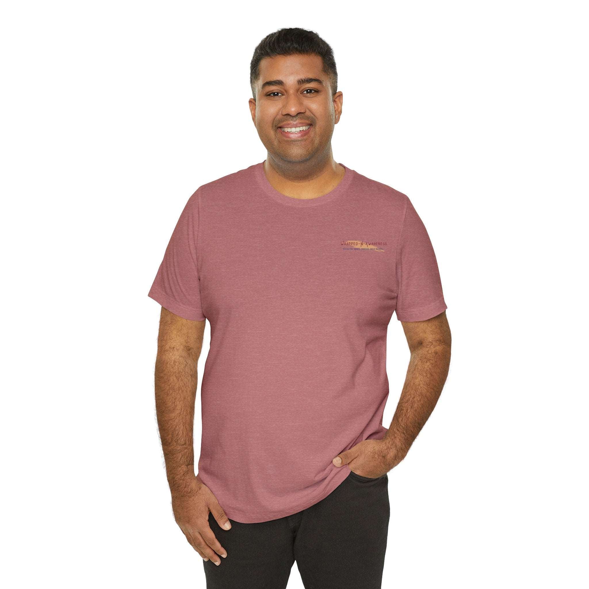 Find Your Balance Jersey Tee - Bella+Canvas 3001 Heather Mauve Airlume Cotton Bella+Canvas 3001 Crew Neckline Jersey Short Sleeve Lightweight Fabric Mental Health Support Retail Fit Tear-away Label Tee Unisex Tee T-Shirt 16266977662474746375_2048_66d99f42-9d1e-48a2-8cb3-9ec2a2440cf5 Printify