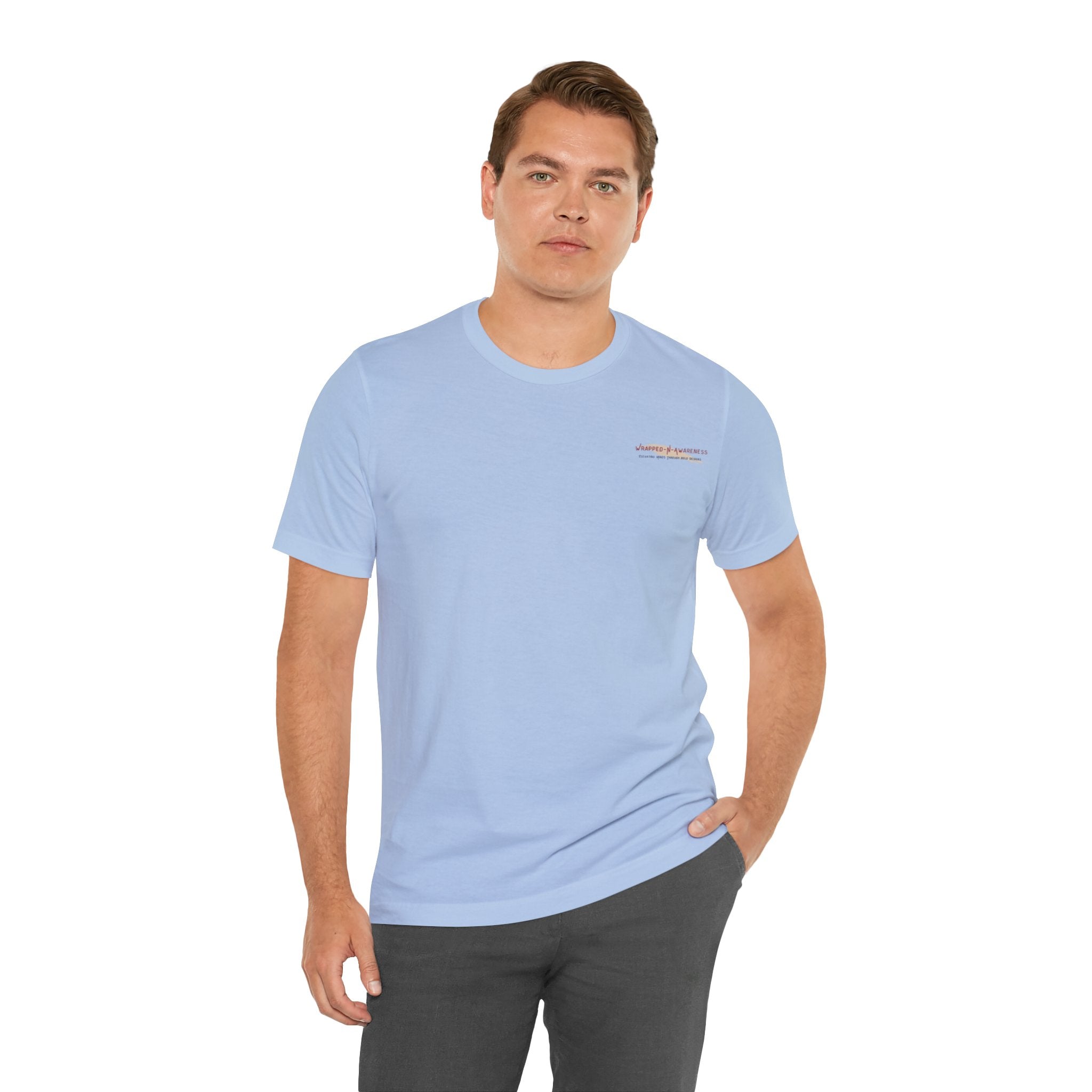Mindfulness Heals Wounds Tee - Bella+Canvas 3001 Turquoise Airlume Cotton Bella+Canvas 3001 Crew Neckline Jersey Short Sleeve Lightweight Fabric Mental Health Support Retail Fit Tear-away Label Tee Unisex Tee T-Shirt 16721993368939581410_2048 Printify