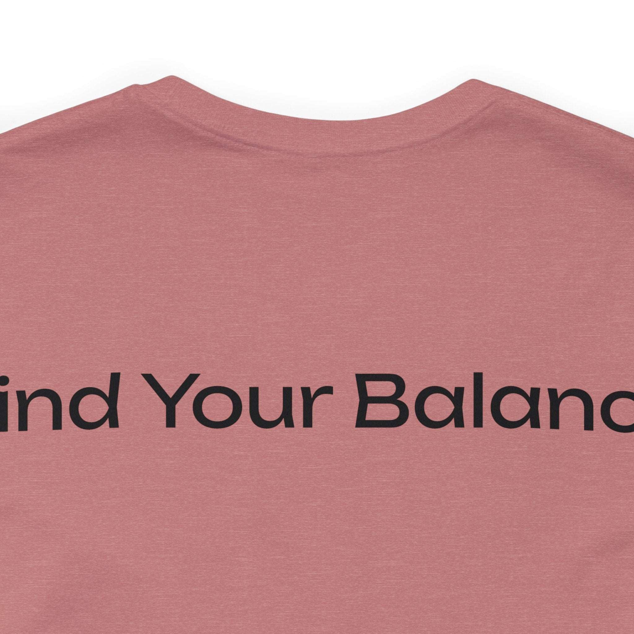 Find Your Balance Jersey Tee - Bella+Canvas 3001 Heather Mauve Airlume Cotton Bella+Canvas 3001 Crew Neckline Jersey Short Sleeve Lightweight Fabric Mental Health Support Retail Fit Tear-away Label Tee Unisex Tee T-Shirt 17048628353677299342_2048_34ed11e6-d730-4e88-b5f0-8c1b4f37ae3d Printify