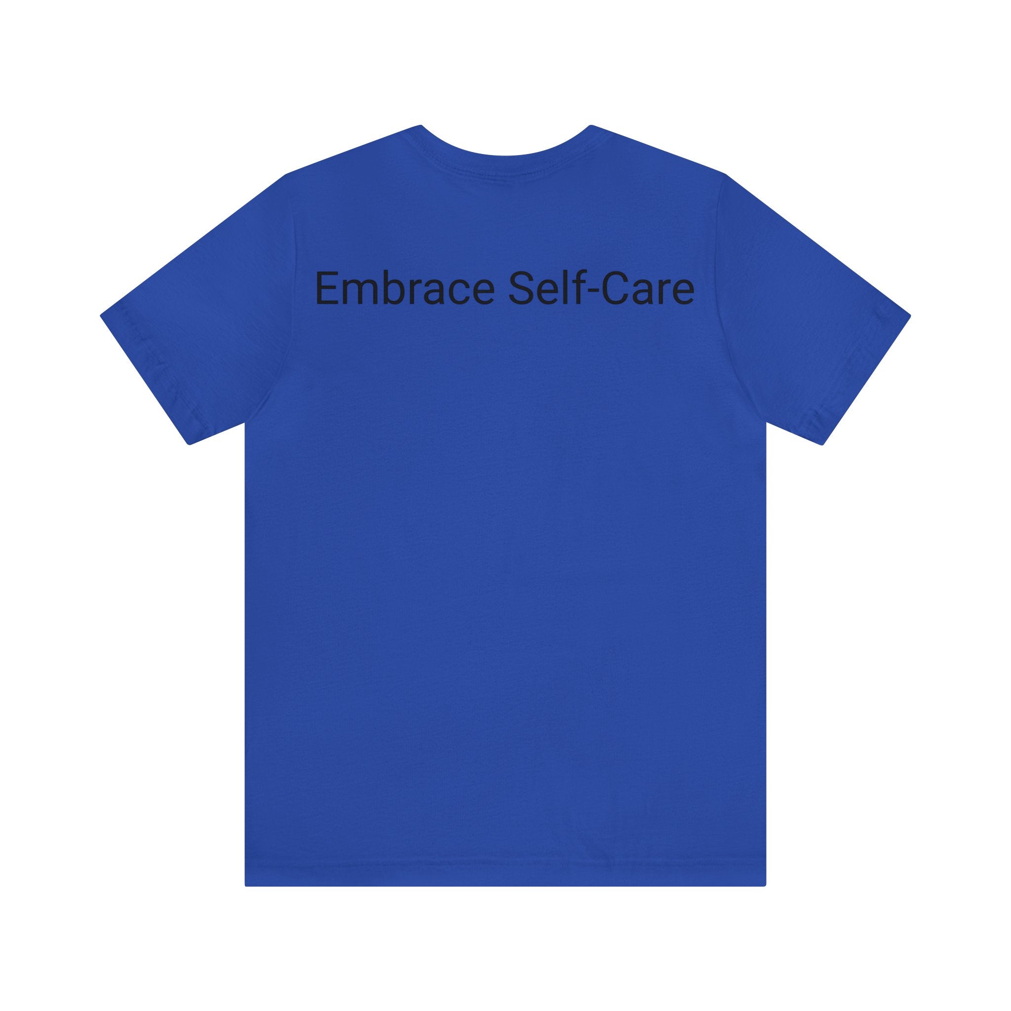 Embrace Self-Care Jersey Tee - Bella+Canvas 3001 Heather Mauve Airlume Cotton Bella+Canvas 3001 Crew Neckline Jersey Short Sleeve Lightweight Fabric Mental Health Support Retail Fit Tear-away Label Tee Unisex Tee T-Shirt 17599598168110438813_2048 Printify