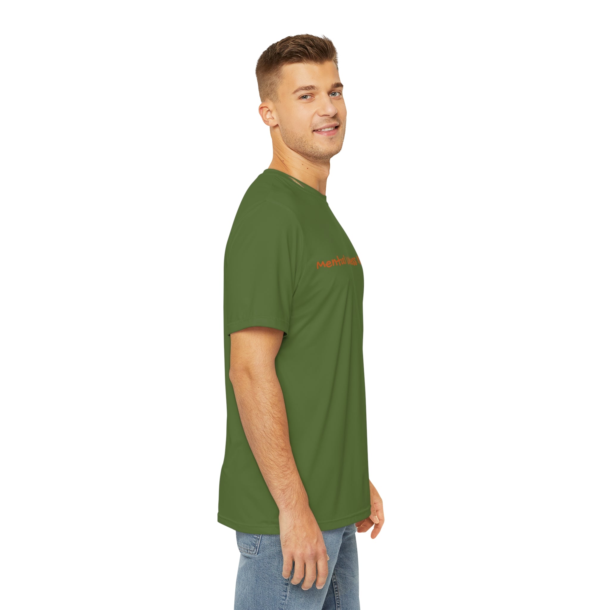 Mental Wellness is Masculine: Comfort T-shirt Athleisure Wear Comfort Masculinity Mental Wellness Pledge Donation Polyester All Over Prints 17832277218847203029_2048 Printify