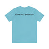 Find Your Balance Jersey Tee - Bella+Canvas 3001 Heather Mauve Airlume Cotton Bella+Canvas 3001 Crew Neckline Jersey Short Sleeve Lightweight Fabric Mental Health Support Retail Fit Tear-away Label Tee Unisex Tee T-Shirt 17947839918575636713_2048 Printify