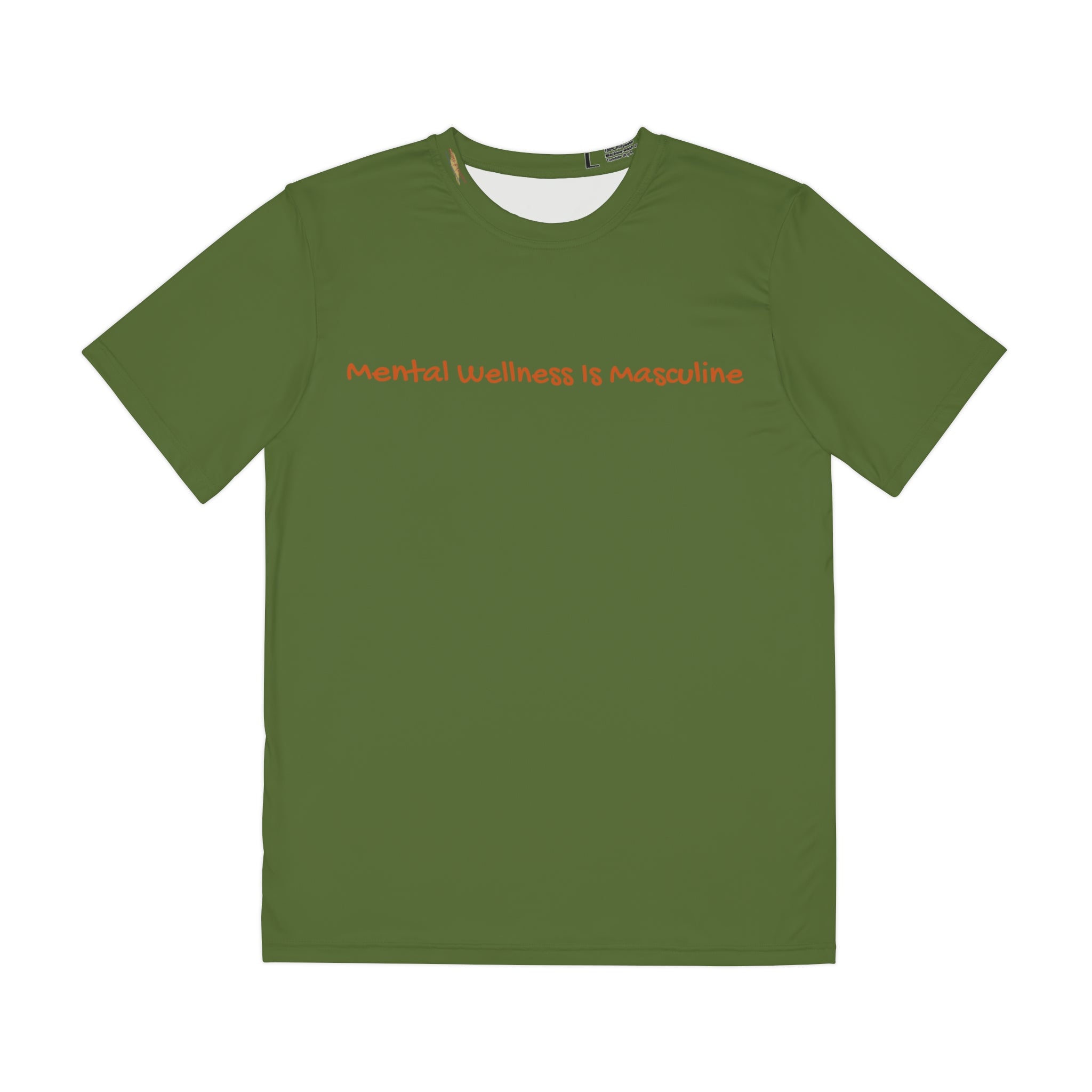 Mental Wellness is Masculine: Comfort T-shirt Athleisure Wear Comfort Masculinity Mental Wellness Pledge Donation Polyester All Over Prints 2285027894474734882_2048 Printify