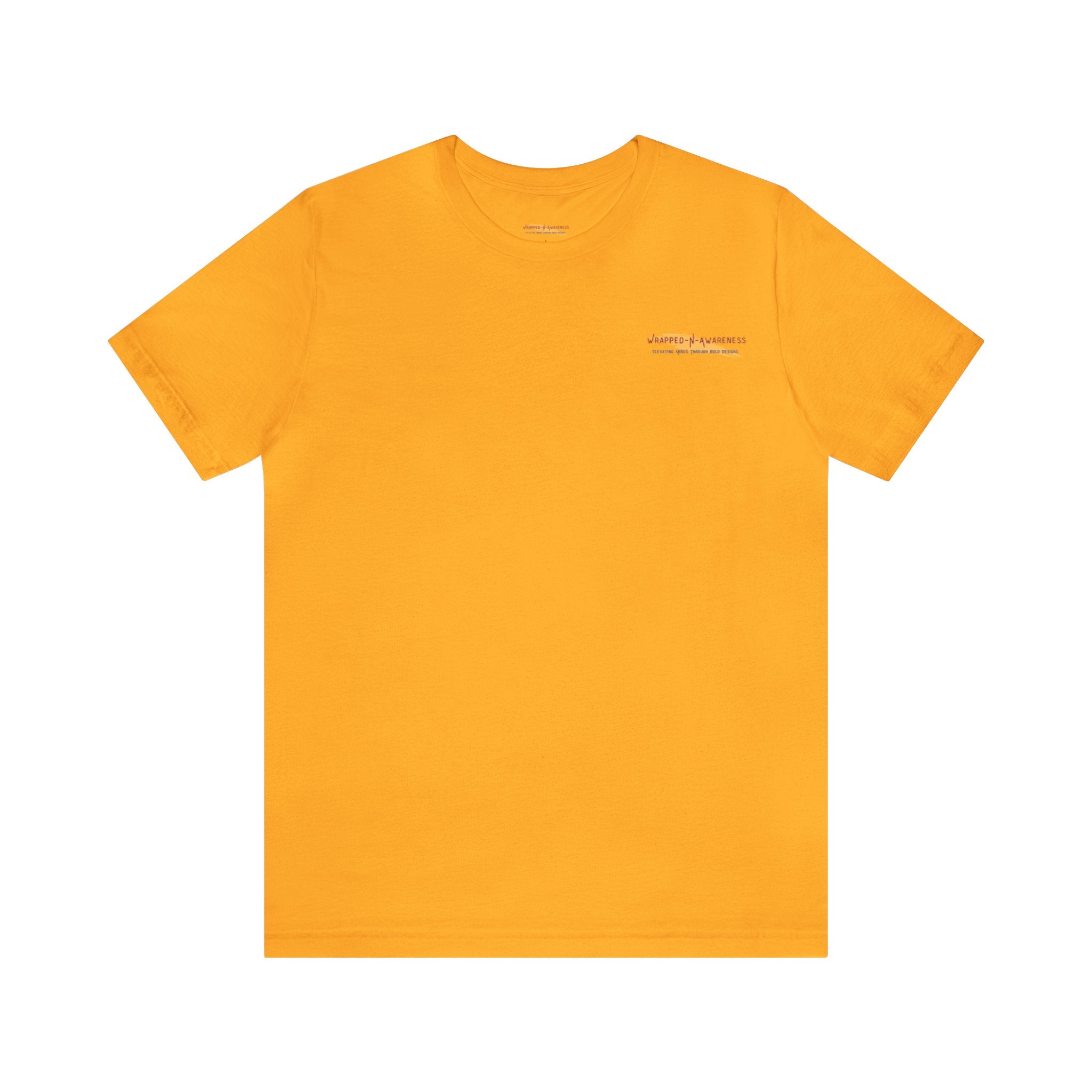 Progress Over Perfection Tee - Bella+Canvas 3001 Gold Airlume Cotton Bella+Canvas 3001 Crew Neckline Jersey Short Sleeve Lightweight Fabric Mental Health Support Retail Fit Tear-away Label Tee Unisex Tee T-Shirt 2560635387718922362_2048 Printify