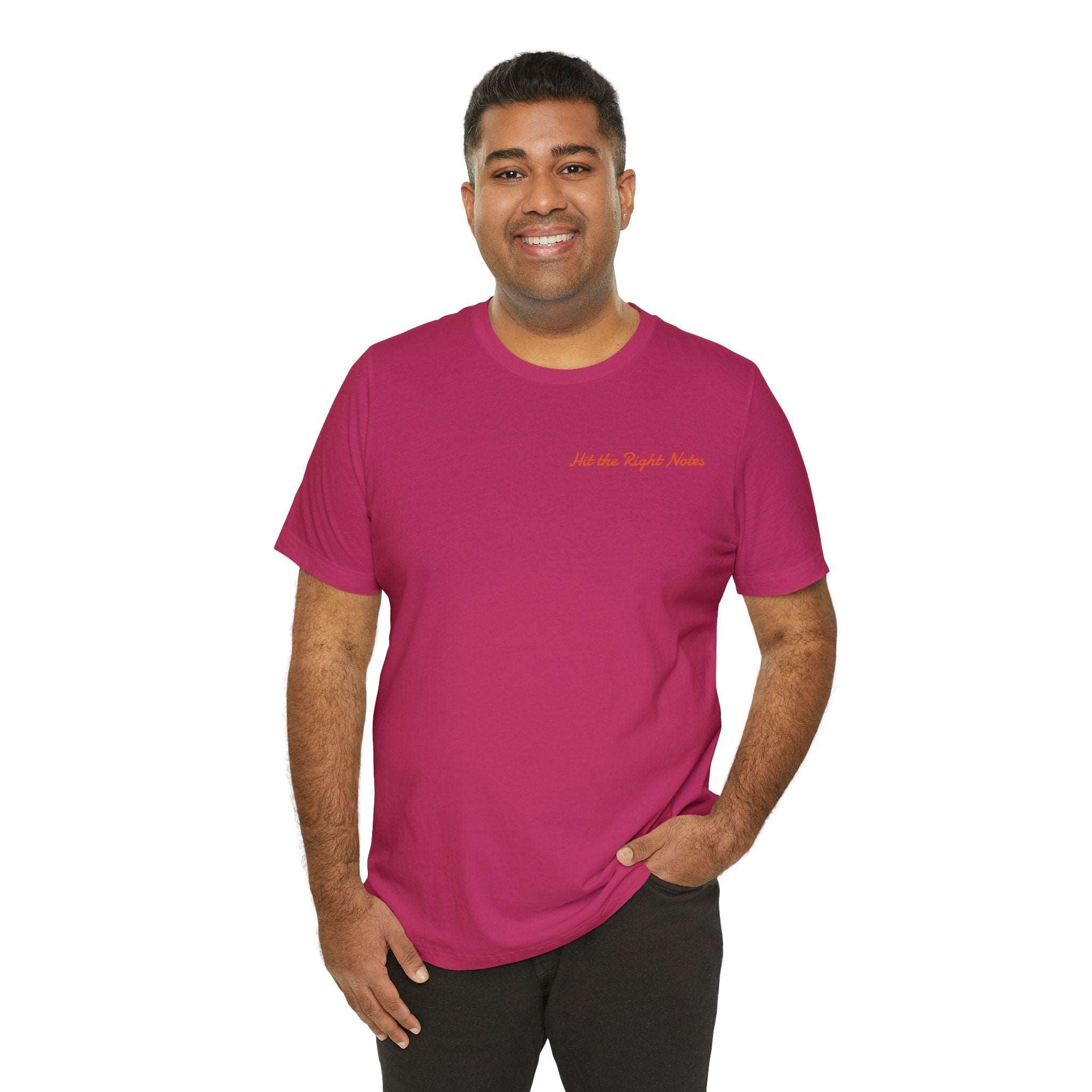 Hit the Right Notes Jersey Tee - Bella+Canvas 3001 Heather Mauve Classic Tee Comfortable Tee Cotton T-Shirt Graphic Tee JerseyTee Statement Shirt T-shirt Tee Unisex Apparel T-Shirt 3112947689782892565_2048_5dbf0b58-778c-454c-89e4-9360a5ebb346 Printify
