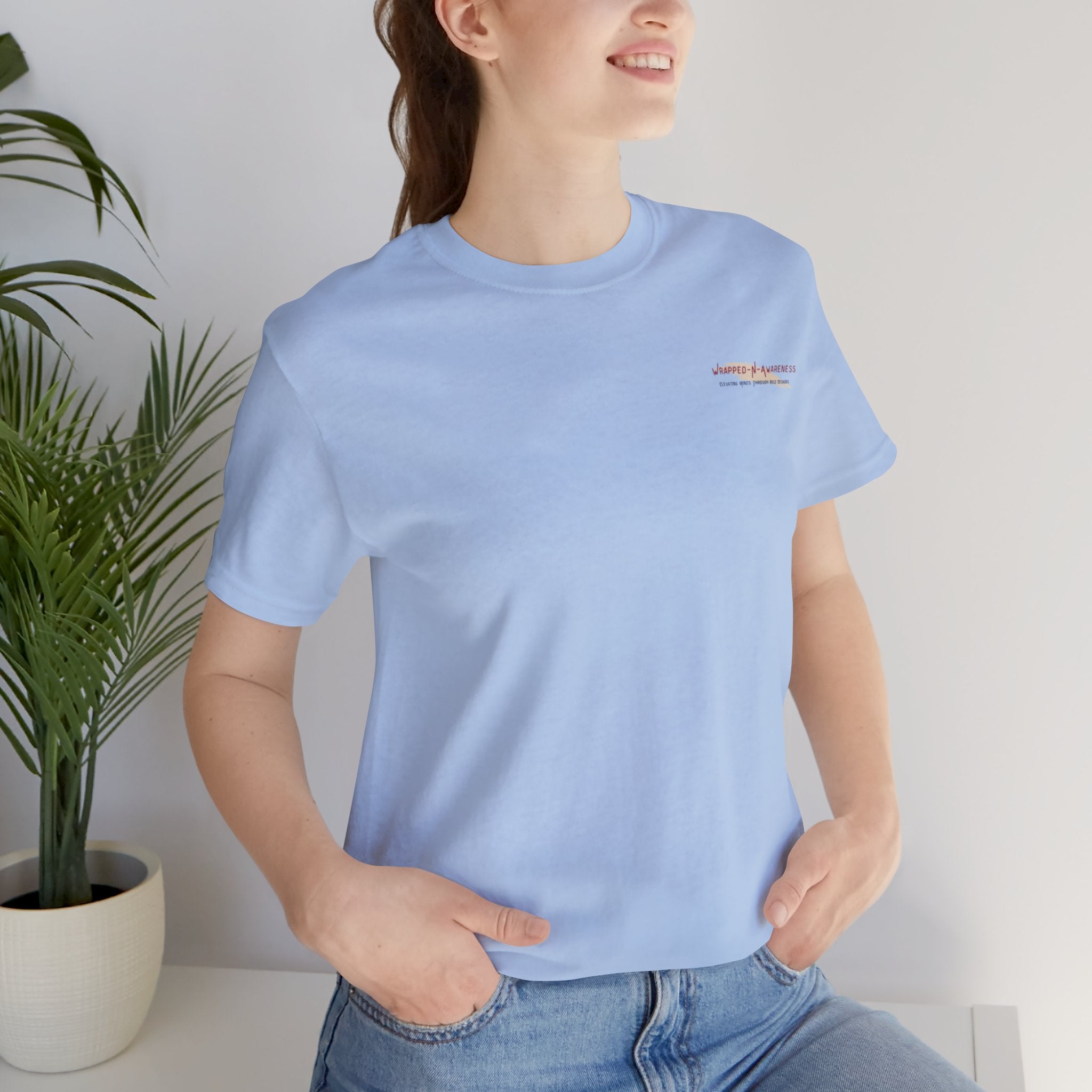 Progress Over Perfection Tee - Bella+Canvas 3001 Yellow Airlume Cotton Bella+Canvas 3001 Crew Neckline Jersey Short Sleeve Lightweight Fabric Mental Health Support Retail Fit Tear-away Label Tee Unisex Tee T-Shirt 3449782615371319328_2048 Printify