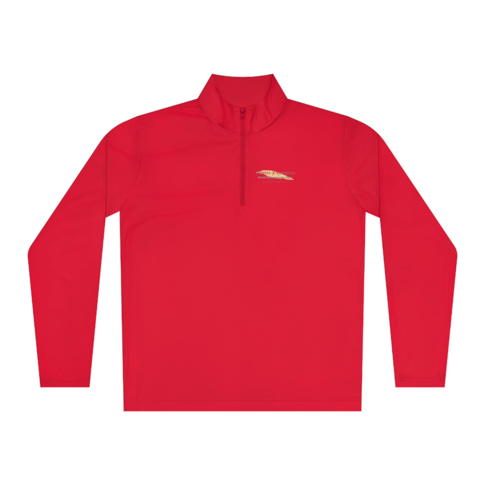 Fearless Sport-Tek 1/4-Zip: performance & awareness True Red Casual Pullover Cozy Pullover Graphic Pullover Layering Piece Lightweight Pullover Men's Pullover Pullover Stylish Pullover Trendy Pullover Women's Pullover Long-sleeve 3476934349064705566_2048 Printify