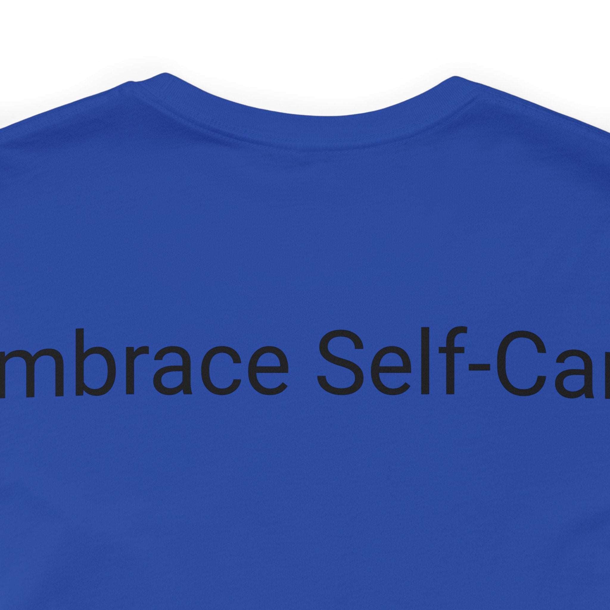 Embrace Self-Care Jersey Tee - Bella+Canvas 3001 Heather Mauve Airlume Cotton Bella+Canvas 3001 Crew Neckline Jersey Short Sleeve Lightweight Fabric Mental Health Support Retail Fit Tear-away Label Tee Unisex Tee T-Shirt 3872710579415658564_2048_182b7d45-103a-4eb4-bf5e-901622445ea3 Printify