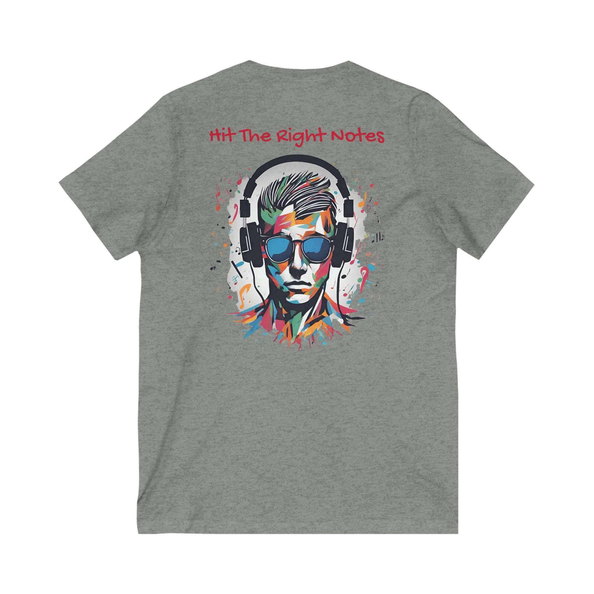 Hit The Right Notes Tee: Start conversations now! Deep Heather Basic T-Shirt Casual Shirt Classic Tee Comfortable Tee Cotton T-Shirt Everyday Wear Graphic Tee Statement Shirt T-shirt Tee Collection Tee for all Tee for Men Tee for Women Unisex Apparel Vintage Tee V-neck 4310777205891930140_2048_f1fade68-b866-479c-8c39-cf100dca8300 Printify