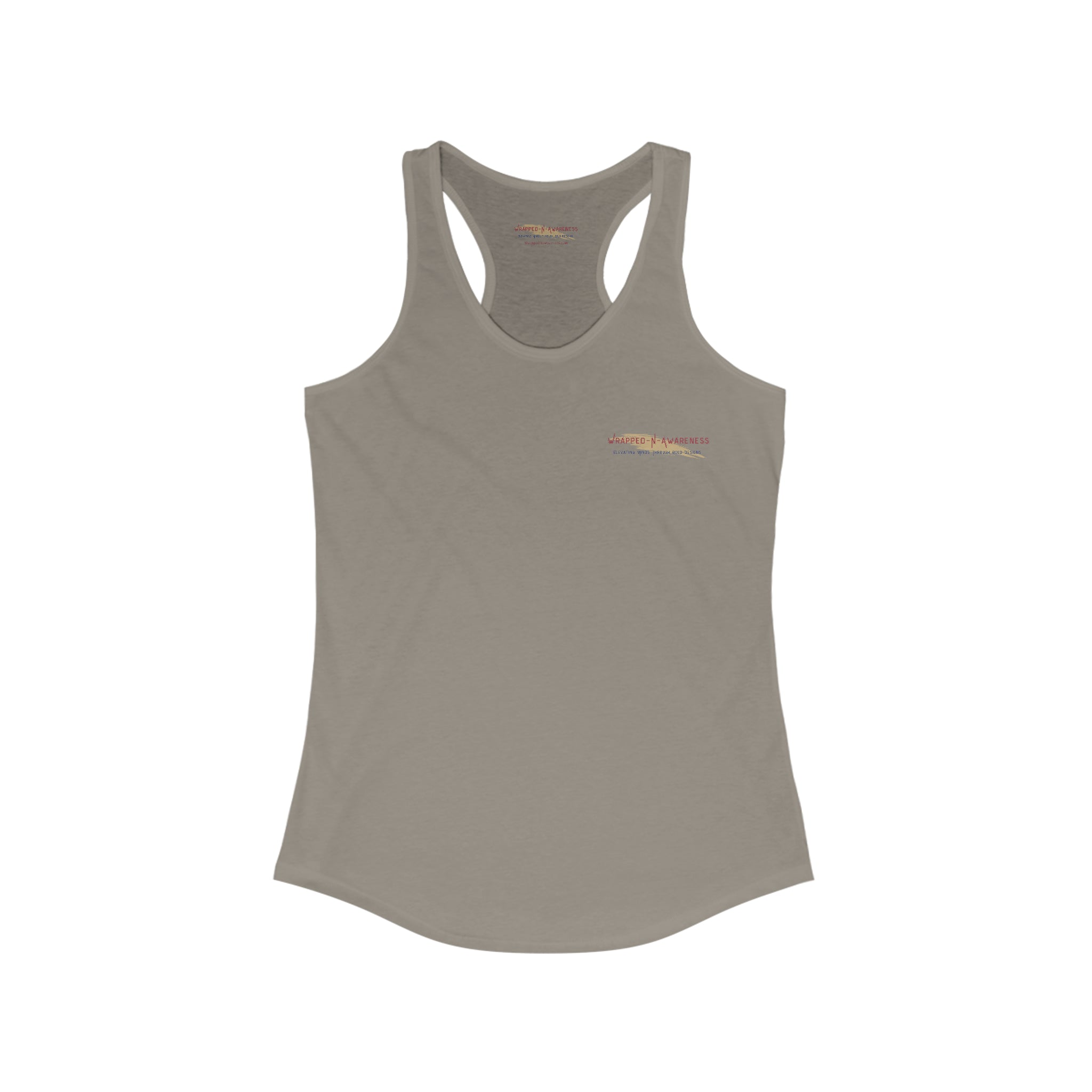 Awareness Racerback Tank: Mental Health Advocacy Solid Warm Gray Activewear Athletic Tank Gym Clothes Performance Tank Racerback Sleeveless Top Sporty Apparel Tank Top Women's Tank Workout Gear Yoga Tank Tank Top 4680286100651063272_2048_abe5990f-02e4-4e5a-9c17-bb4fd00855f7 Printify