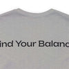 Find Your Balance Jersey Tee - Bella+Canvas 3001 Heather Mauve Airlume Cotton Bella+Canvas 3001 Crew Neckline Jersey Short Sleeve Lightweight Fabric Mental Health Support Retail Fit Tear-away Label Tee Unisex Tee T-Shirt 4784523257589579471_2048_47f4e107-6990-4bbe-924b-909270df8bfa Printify