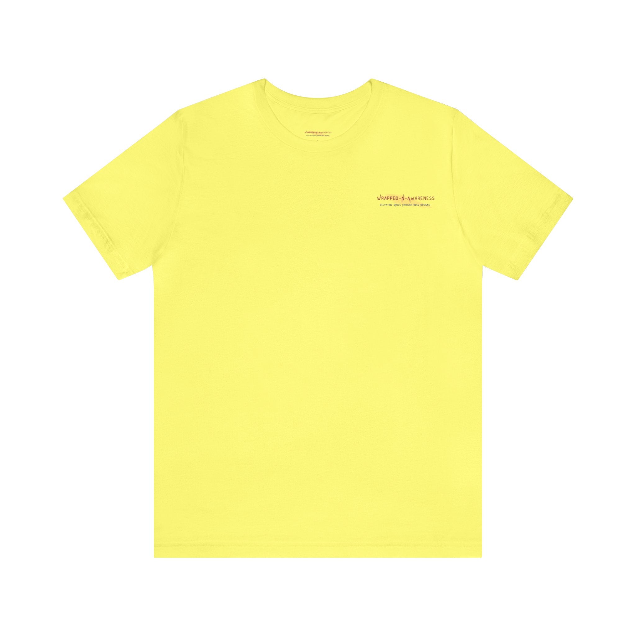 Progress Over Perfection Tee - Bella+Canvas 3001 Yellow Airlume Cotton Bella+Canvas 3001 Crew Neckline Jersey Short Sleeve Lightweight Fabric Mental Health Support Retail Fit Tear-away Label Tee Unisex Tee T-Shirt 5704934529557240137_2048 Printify