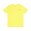 Progress Over Perfection Tee - Bella+Canvas 3001 Yellow Airlume Cotton Bella+Canvas 3001 Crew Neckline Jersey Short Sleeve Lightweight Fabric Mental Health Support Retail Fit Tear-away Label Tee Unisex Tee T-Shirt 5704934529557240137_2048 Printify