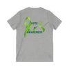 Vote 4 Awareness V-Neck T-Shirt Athletic Heather Basic T-Shirt Casual Shirt Classic Tee Comfortable Tee Cotton T-Shirt Everyday Wear Graphic Tee Statement Shirt T-shirt Tee Collection Tee for all Tee for Men Tee for Women Unisex Apparel Vintage Tee V-neck 5715952653451711539_2048 Printify
