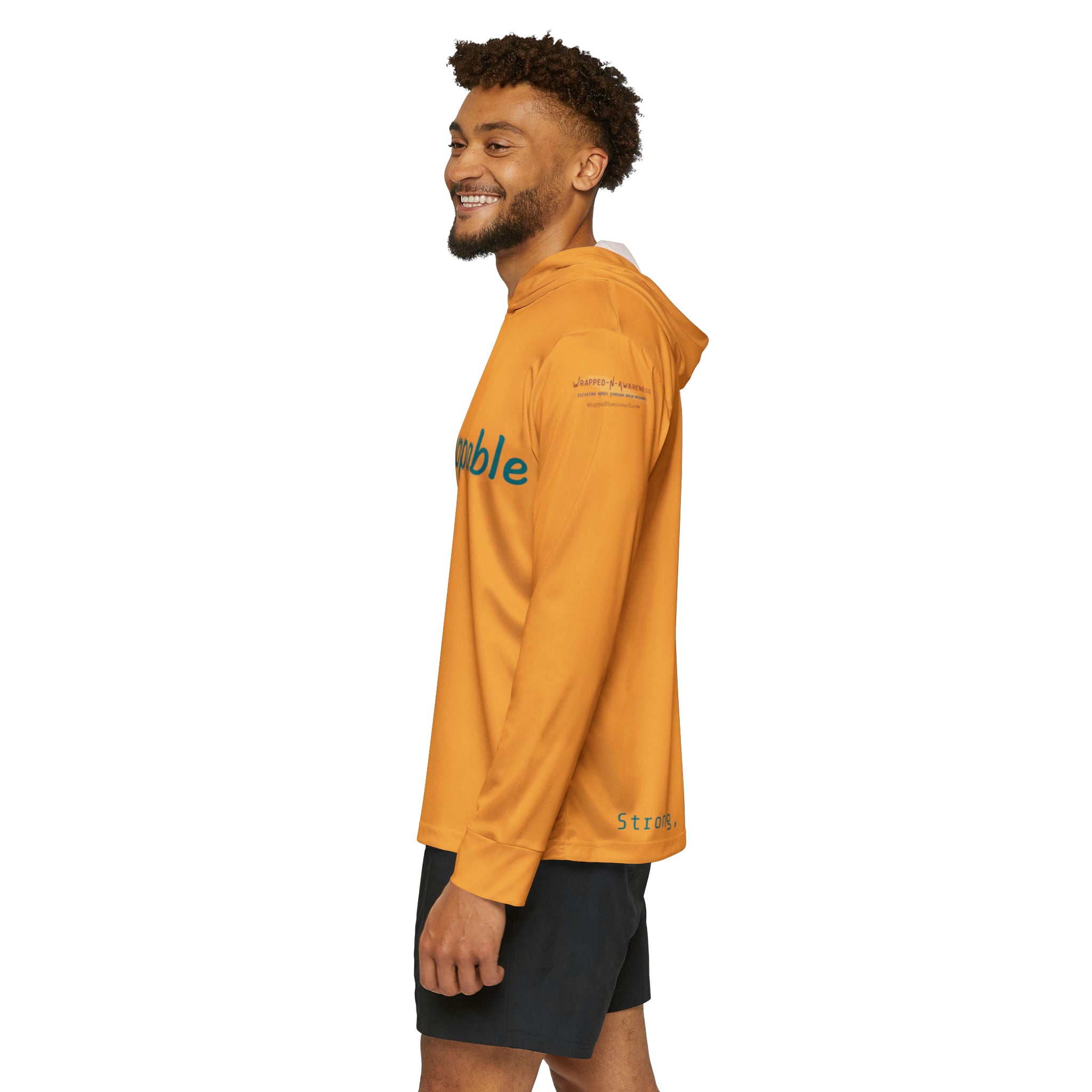 Unstoppable Men's Warmup Hoodie: Break Barriers Activewear Durable Fabric Made in USA Men's Hoodie Mental Health Support Moisture-wicking Performance Apparel Quality Control Sports Warmup UPF 50+ All Over Prints 5798616054288182074_2048 Printify