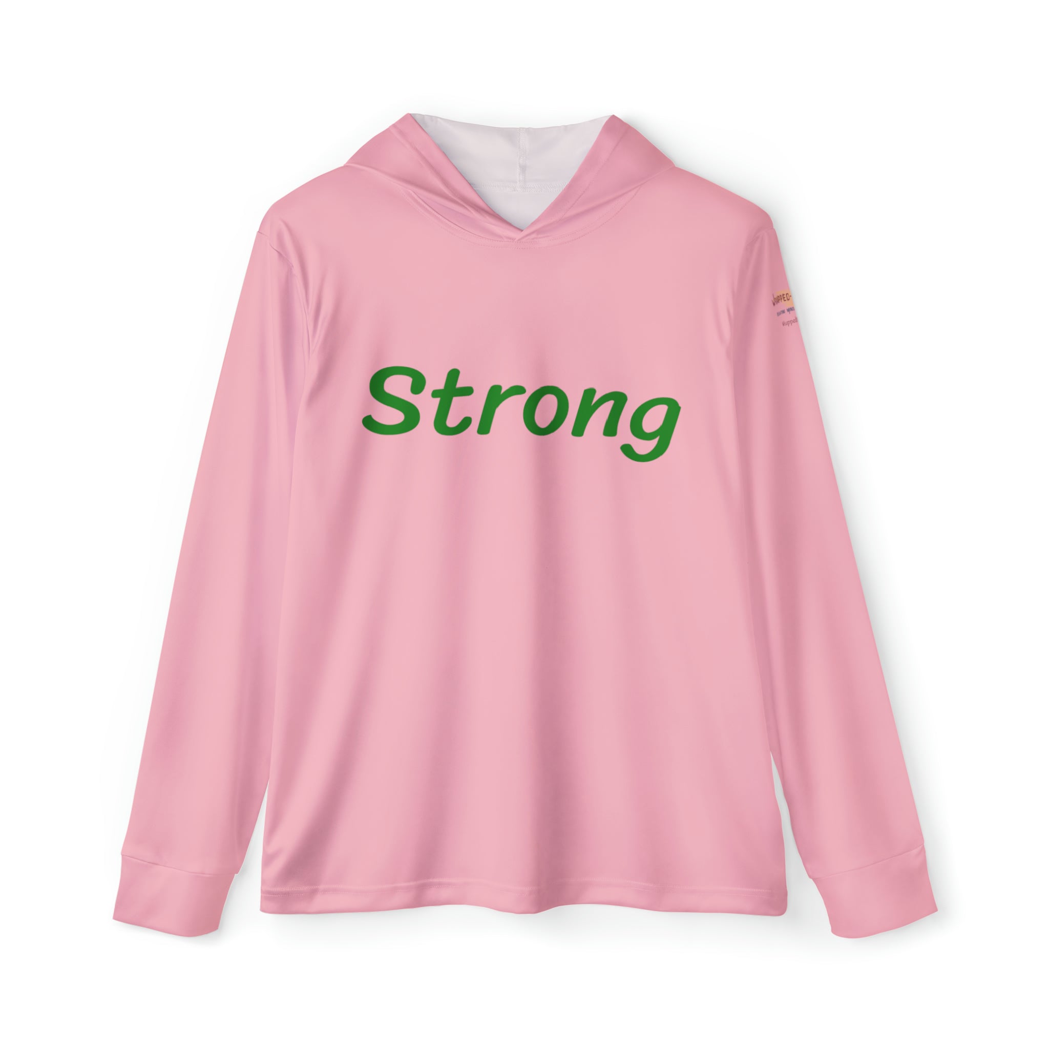 Strong Men's Warmup Hoodie: Unleash Your Strength Activewear Durable Fabric Made in USA Men's Hoodie Mental Health Support Moisture-wicking Performance Apparel Quality Control Sports Warmup UPF 50+ All Over Prints 5992403598587443174_2048 Printify