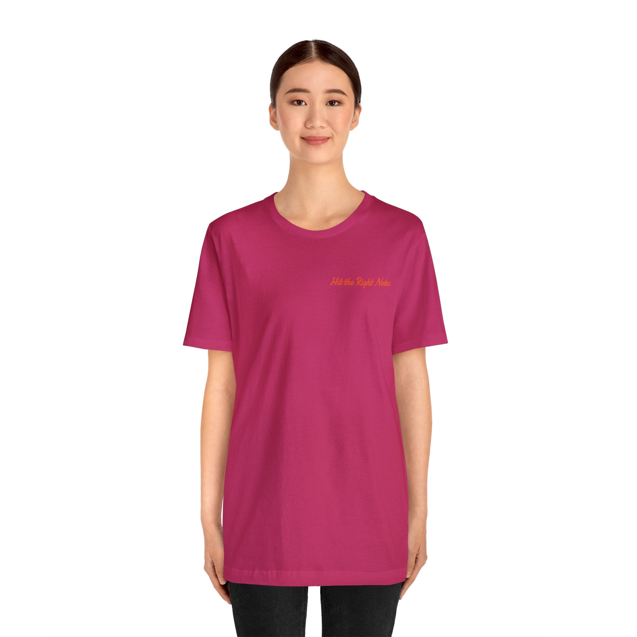 Hit the Right Notes Jersey Tee - Bella+Canvas 3001 Heather Mauve Classic Tee Comfortable Tee Cotton T-Shirt Graphic Tee JerseyTee Statement Shirt T-shirt Tee Unisex Apparel T-Shirt 6168948867790038187_2048 Printify