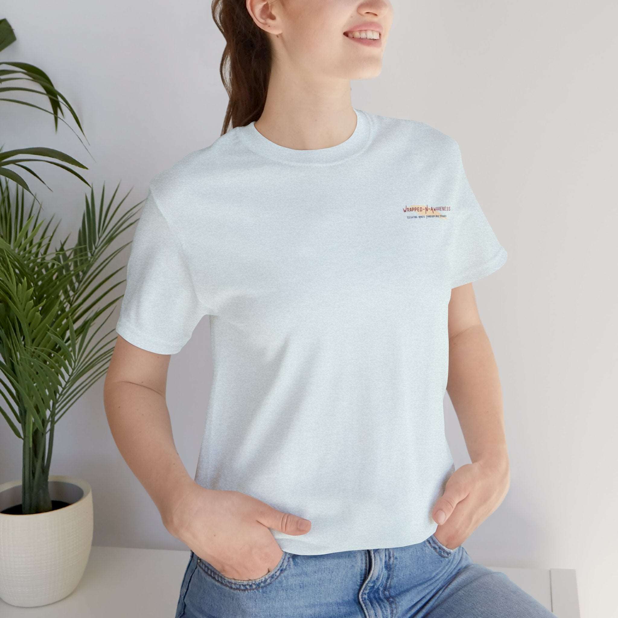 Find Your Balance Jersey Tee - Bella+Canvas 3001 Heather Ice Blue Airlume Cotton Bella+Canvas 3001 Crew Neckline Jersey Short Sleeve Lightweight Fabric Mental Health Support Retail Fit Tear-away Label Tee Unisex Tee T-Shirt 6212163183900812799_2048_7348d42c-b93b-4fe0-b522-11b7f01f9945 Printify