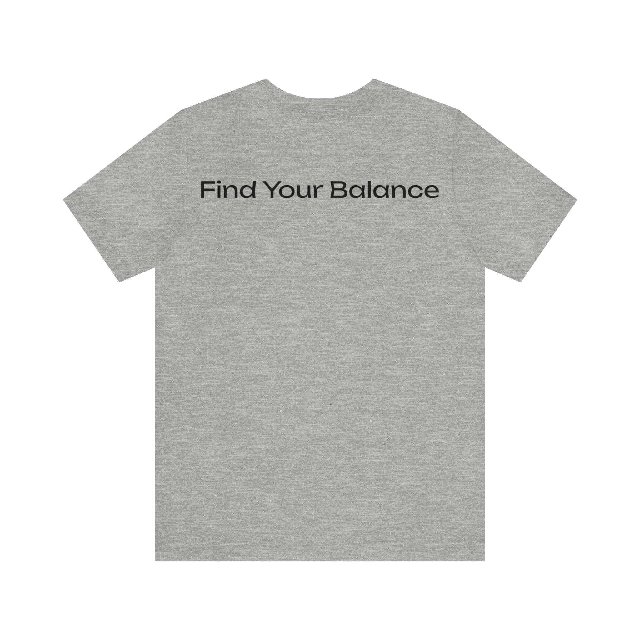 Find Your Balance Jersey Tee - Bella+Canvas 3001 Heather Mauve Airlume Cotton Bella+Canvas 3001 Crew Neckline Jersey Short Sleeve Lightweight Fabric Mental Health Support Retail Fit Tear-away Label Tee Unisex Tee T-Shirt 6230069712401327901_2048_99b1e823-c1bf-4c07-9bf7-5913087c6b0a Printify