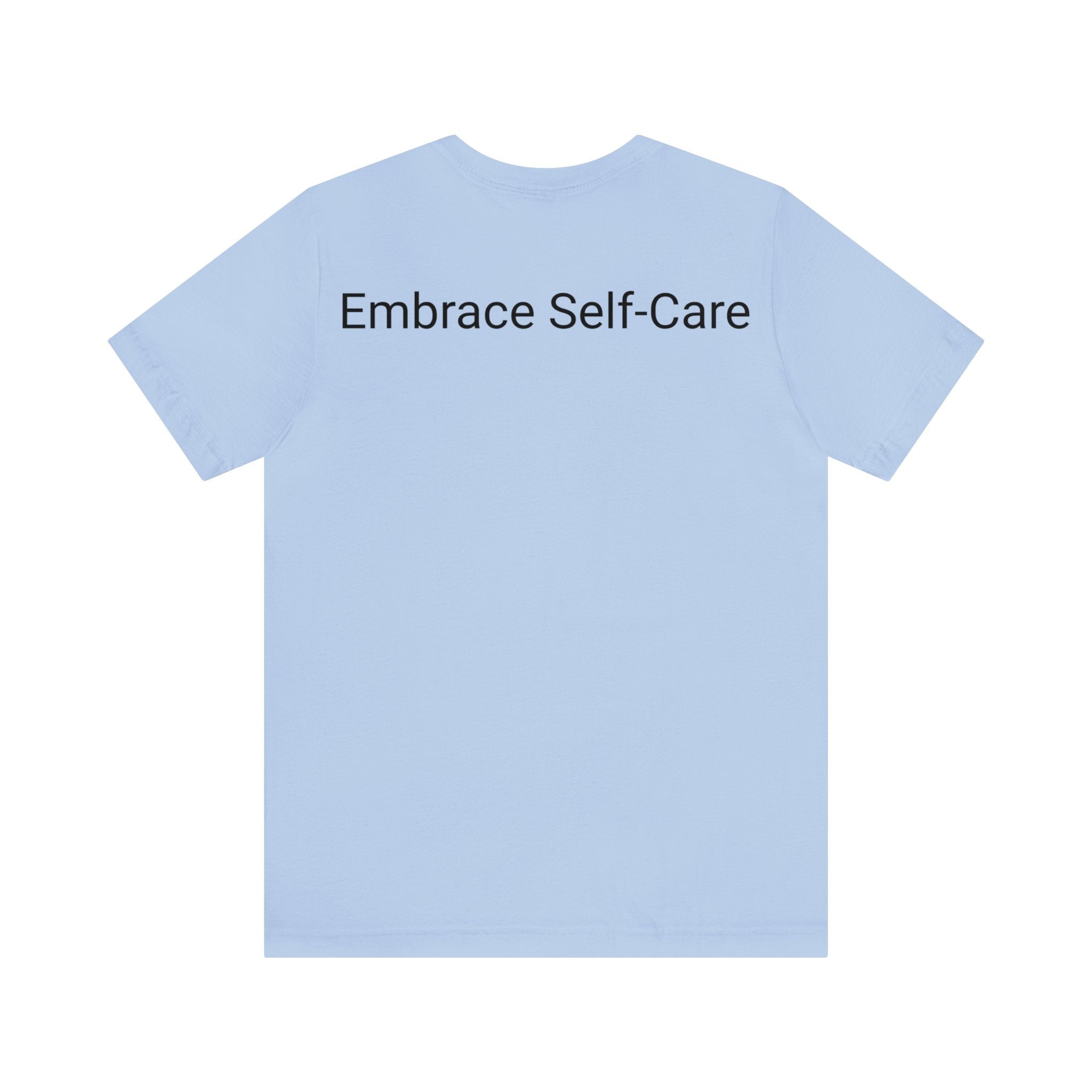 Embrace Self-Care Jersey Tee - Bella+Canvas 3001 Heather Mauve Airlume Cotton Bella+Canvas 3001 Crew Neckline Jersey Short Sleeve Lightweight Fabric Mental Health Support Retail Fit Tear-away Label Tee Unisex Tee T-Shirt 7031248591907075660_2048 Printify
